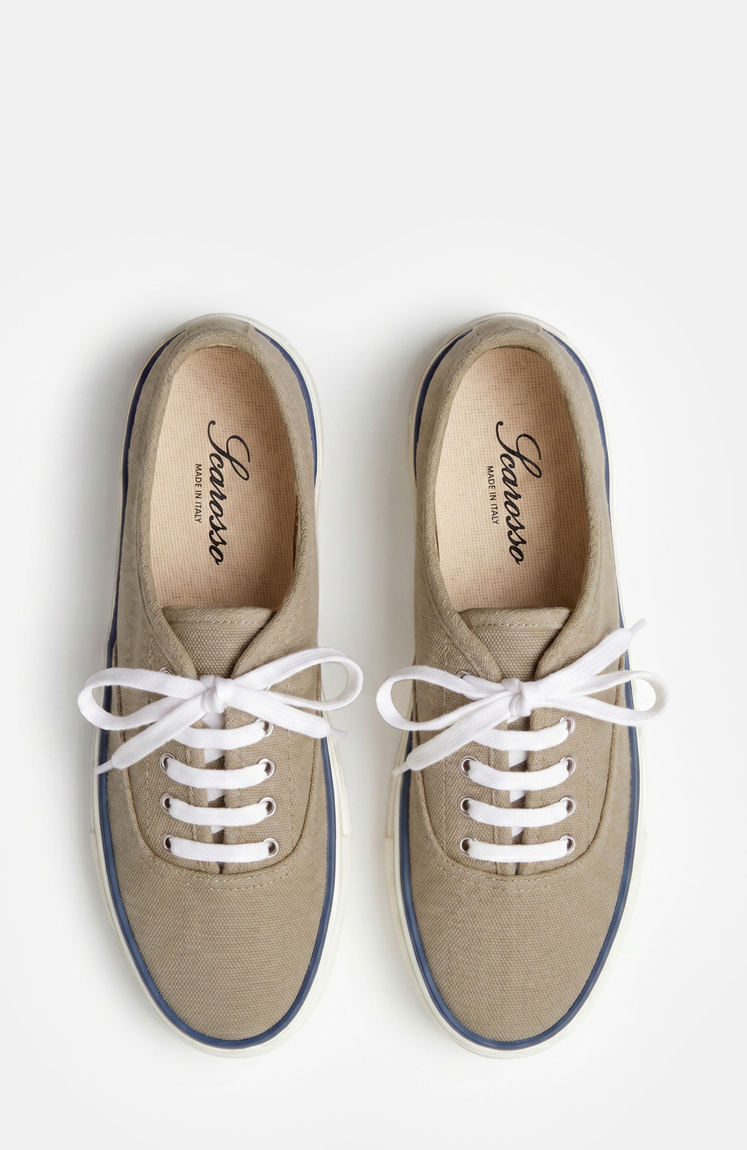 Sirio Sneakers, Alternate, color, Khaki - Cotton