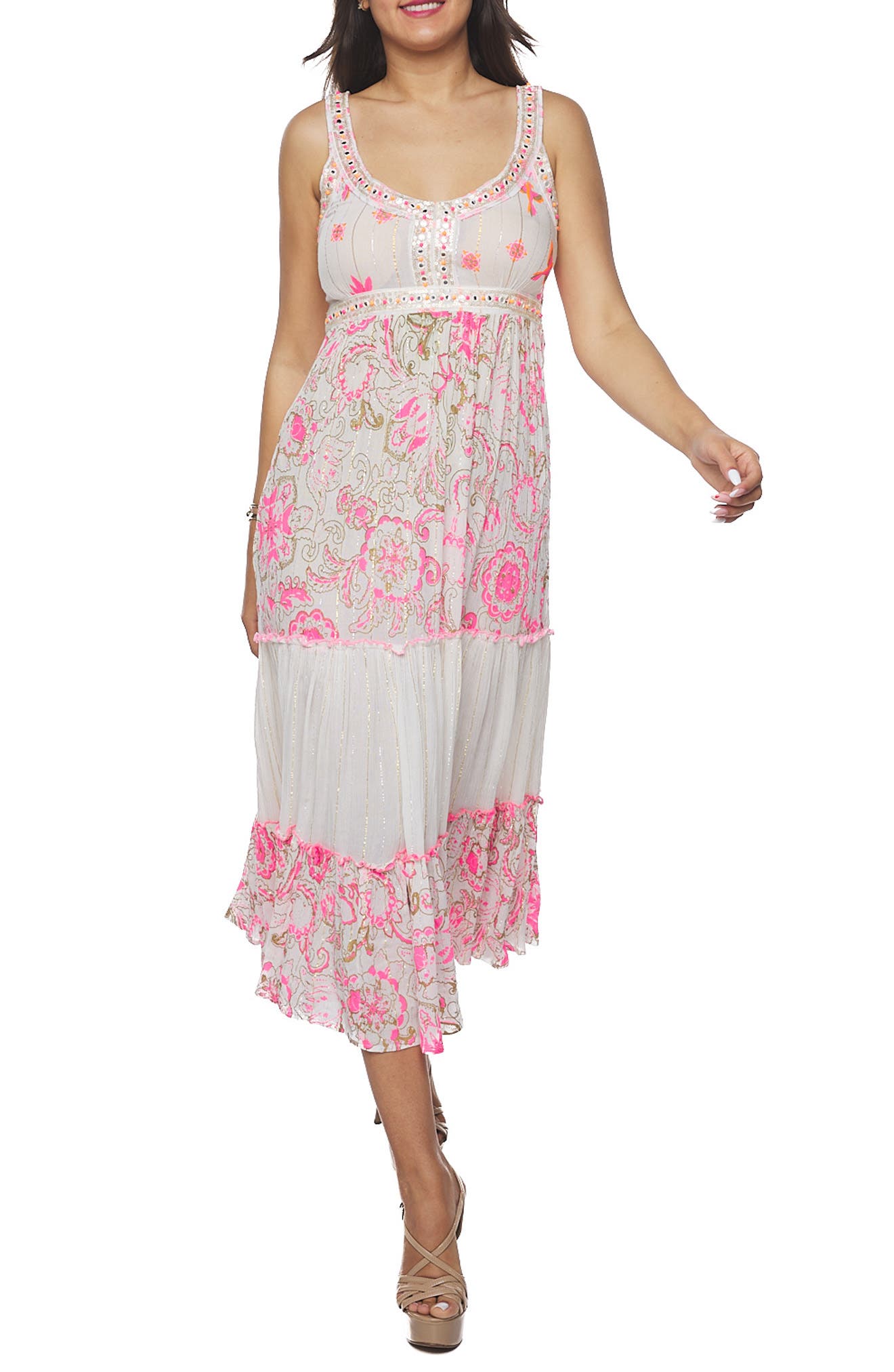 RANEES Tier Maxi Sundress