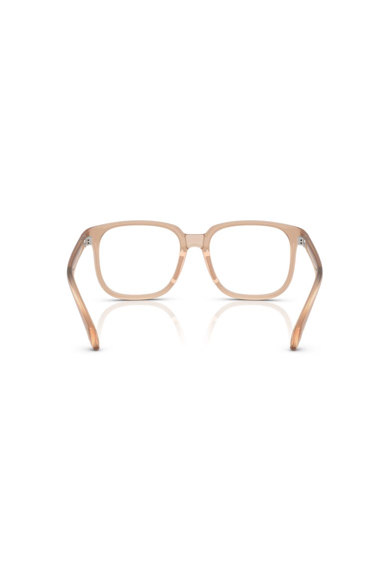53mm Square optical glasses, Alternate, color, Beige