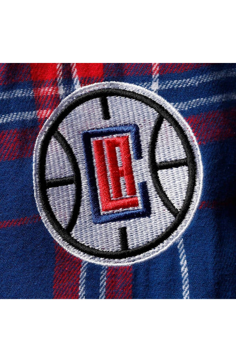 CONCEPTS SPORT Men's Concepts Sport Royal LA Clippers Big & Tall Ethos T-Shirt and Pants Sleep Set, Alternate, color,