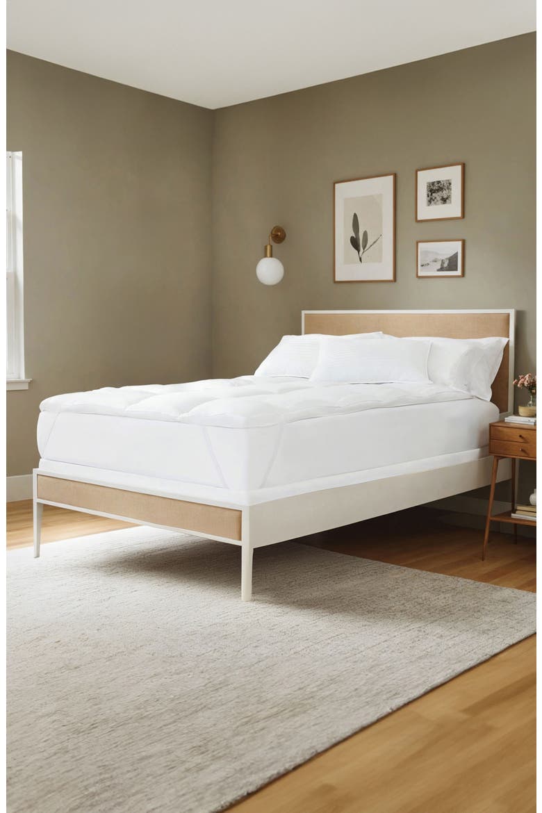 Ultra Plush Luxury Mattress Topper, Alternate, color, WHITE