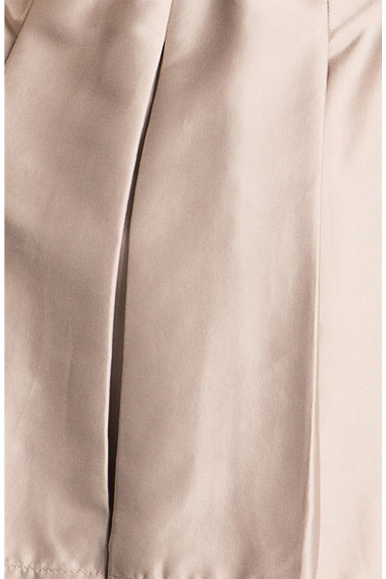 Double Breasted Skirted Trench, Alternate, color, BISCUIT