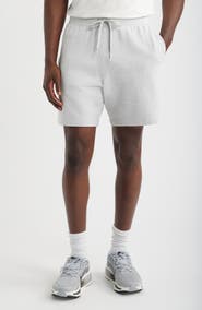 Zella 7-Inch Cotton French Terry Drawstring Shorts