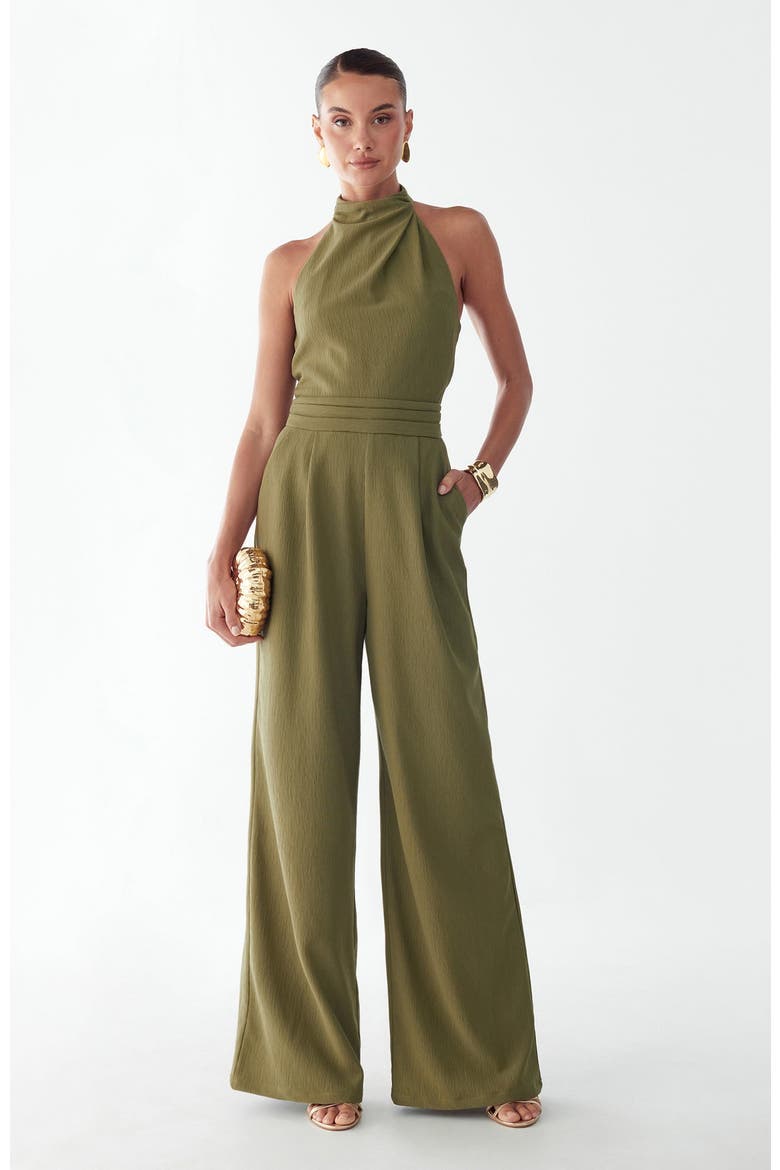 Alma Jumpsuit, Alternate, color, Olive Green