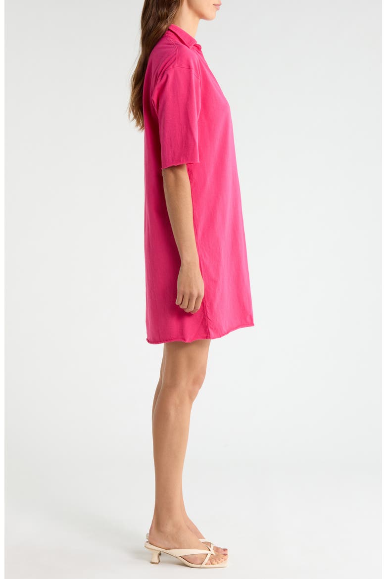 Cotton Polo Minidress, Alternate, color, ZNIA