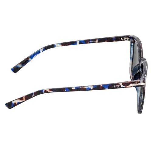 Bertha Women's Piper 58mm Polarized Sunglasses In Blue Tortoise/blue