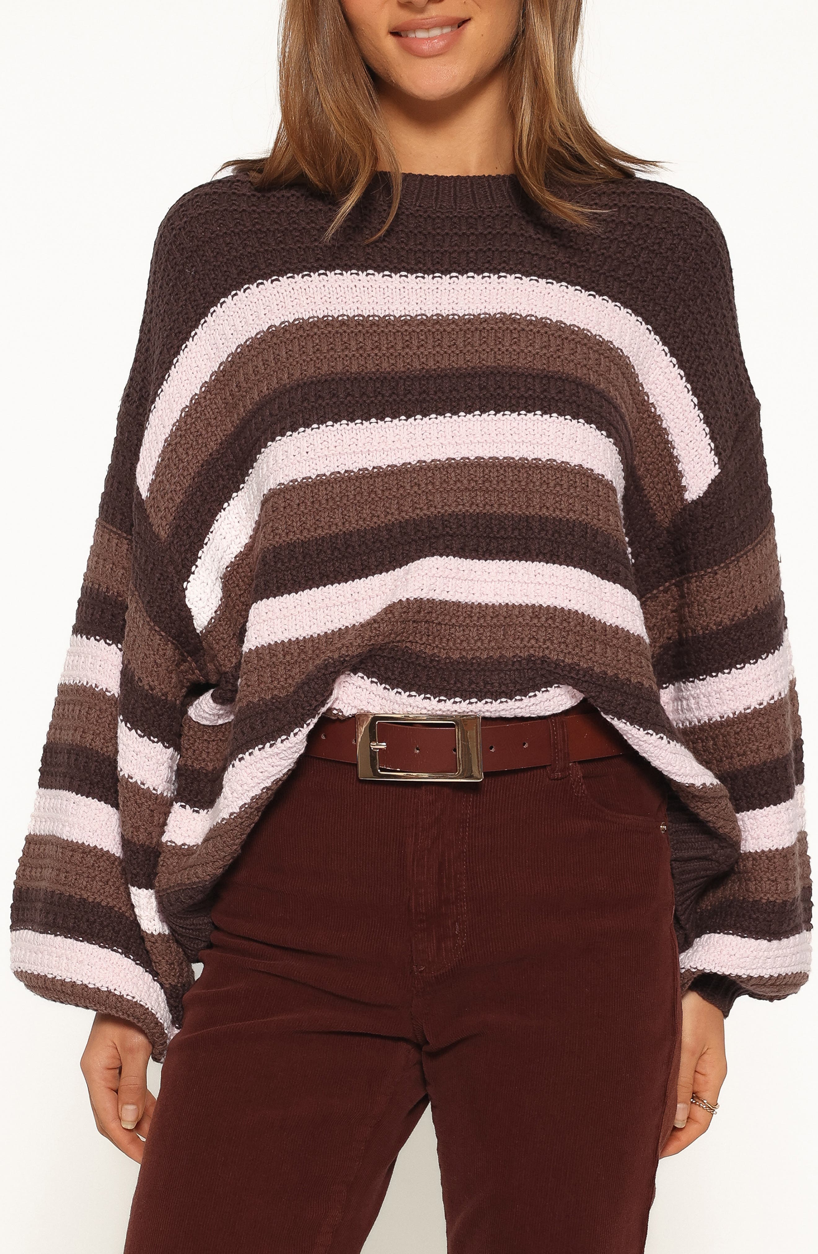 selected CHOCOLATE PINK STRIPE