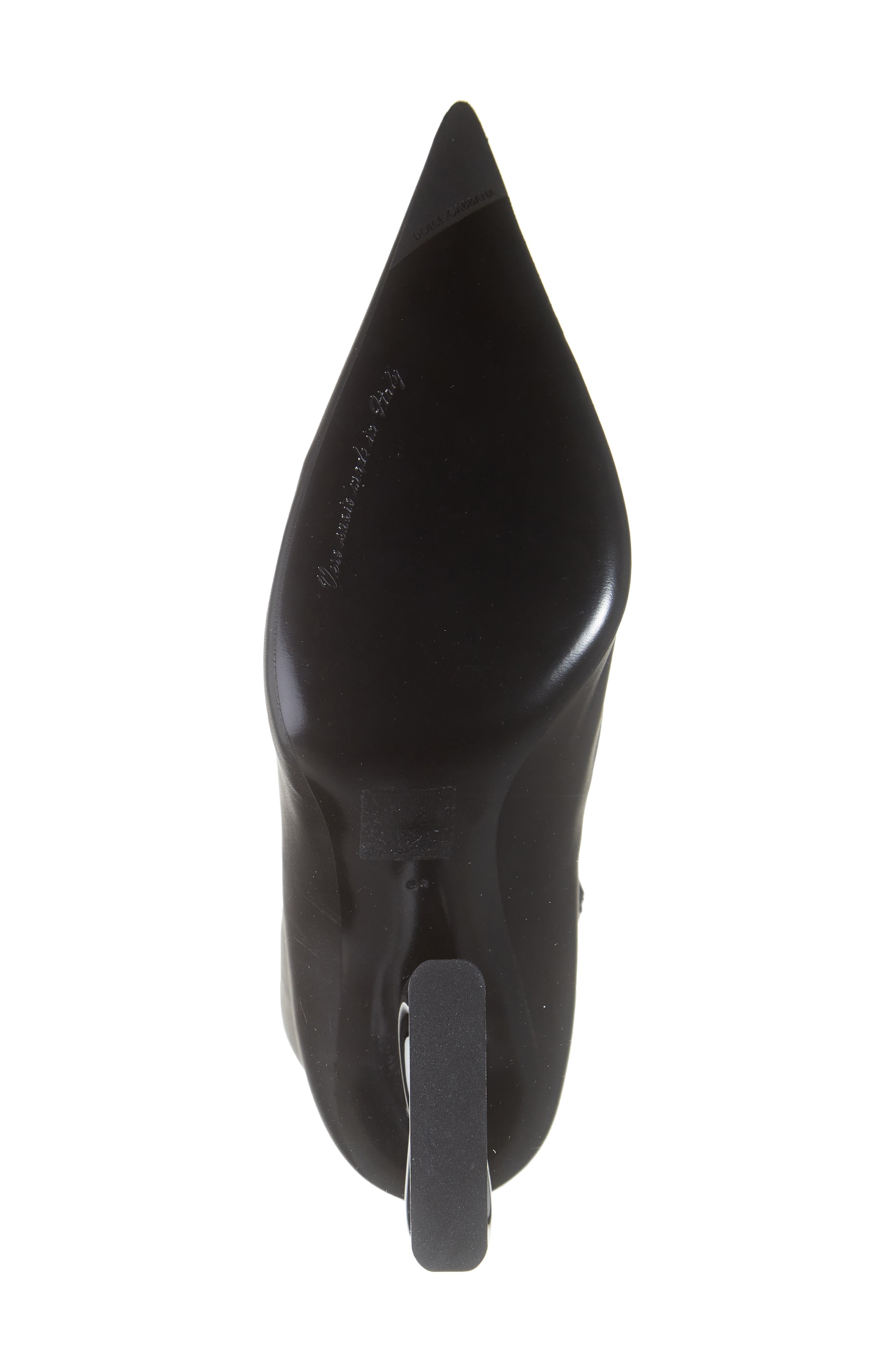 Dolce&Gabbana DG Heel Pointed Toe Bootie, Alternate, color, 