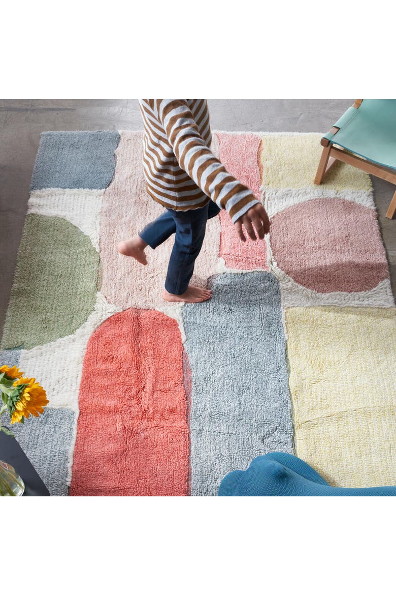 Woolable Rug Abstract, Alternate, color, Multicolor