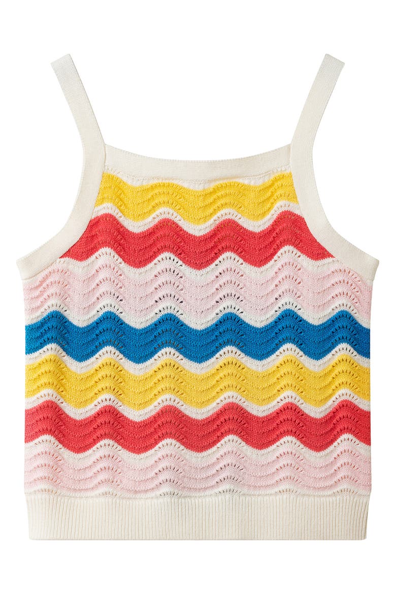 Sunshine Ripple Crochet Top & Shorts Set, Alternate, color, WHA