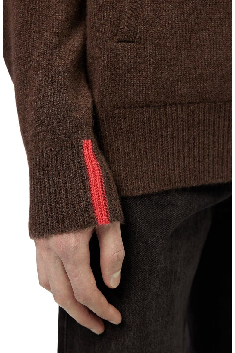 Men's Cashmere Pullover, Alternate, color, cocoa