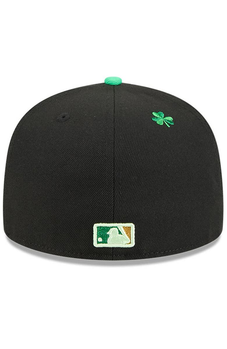 New Era Men's New Era  Black Miami Marlins 2026 St. Patrick's Day 59FIFTY Fitted Hat, Alternate, color, Black