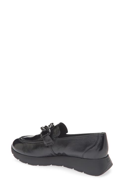 Paul Green Cleo Wedge Loafer In Black