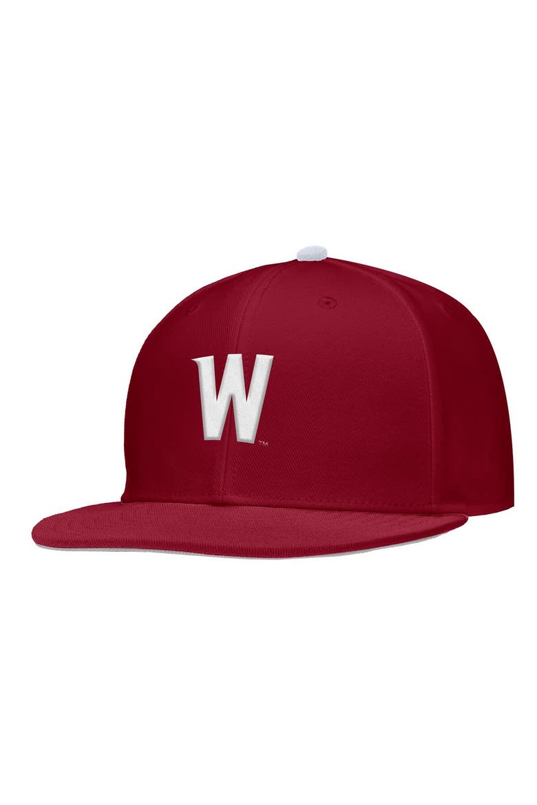 Men's Nike Crimson Washington State Cougars On-Field Baseball Performance Fitted Hat, Main, color, Crimson