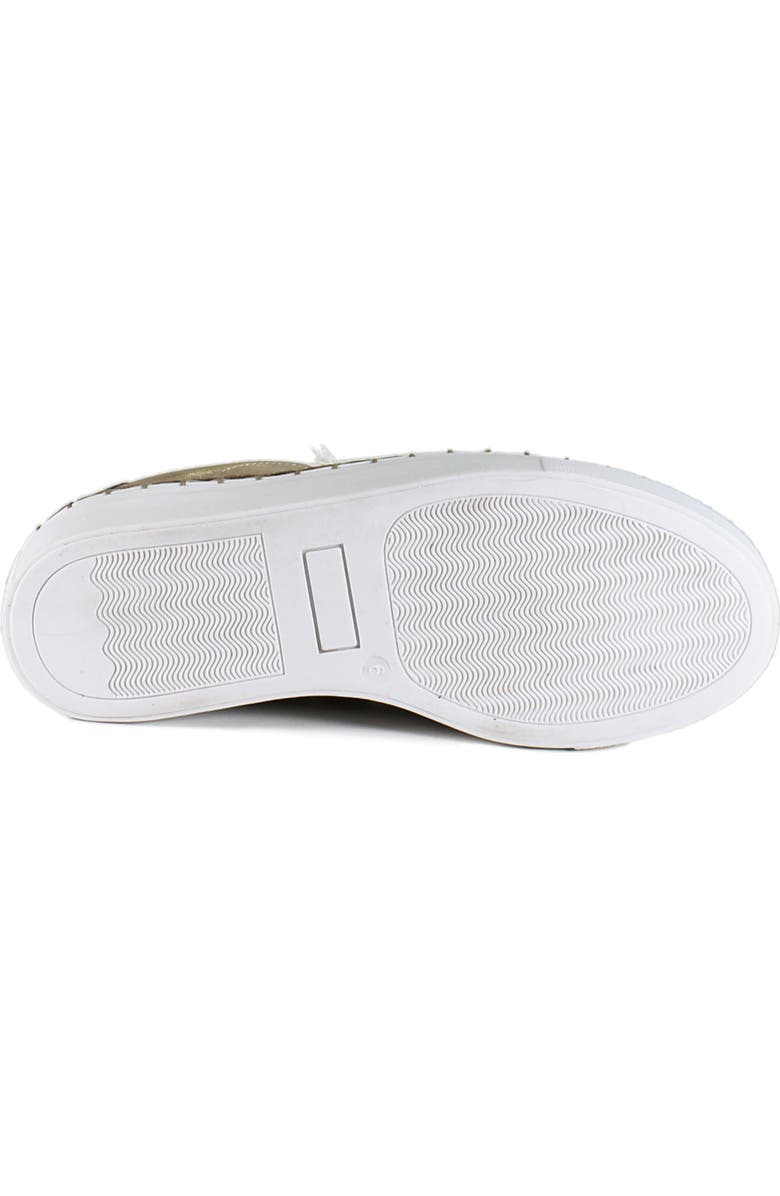 DibaTrue EM BELISH Metallic Leather Lace Up Sneaker, Alternate, color, Light Gold