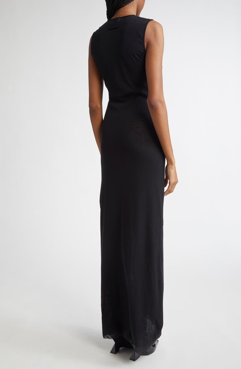 Jean Paul Gaultier Spiral Appliqué Mesh Dress, Alternate, color, 