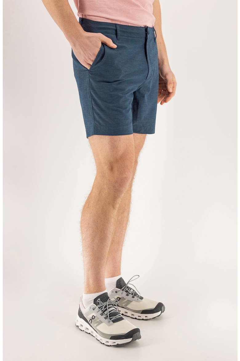 6-Inch Hybrid Chino Shorts, Alternate, color, NAVY BLAZER