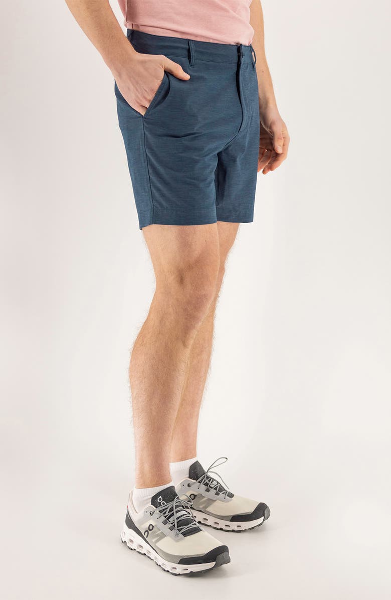 Devil-Dog Dungarees 6-Inch Hybrid Chino Shorts, Alternate, color, Navy Blazer