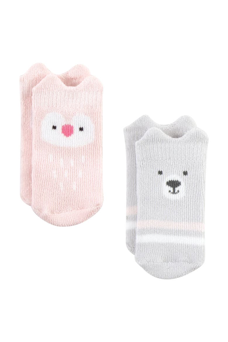 Cozy 8-pair Terry Sock Collection (baby), Alternate, color, Pink Animals