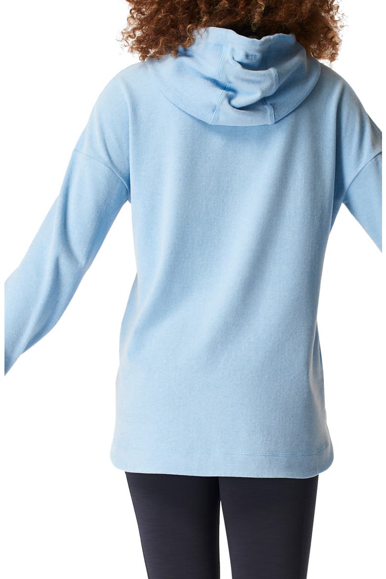 Escape Fleece Hoodie, Alternate, color, AIR BLUE