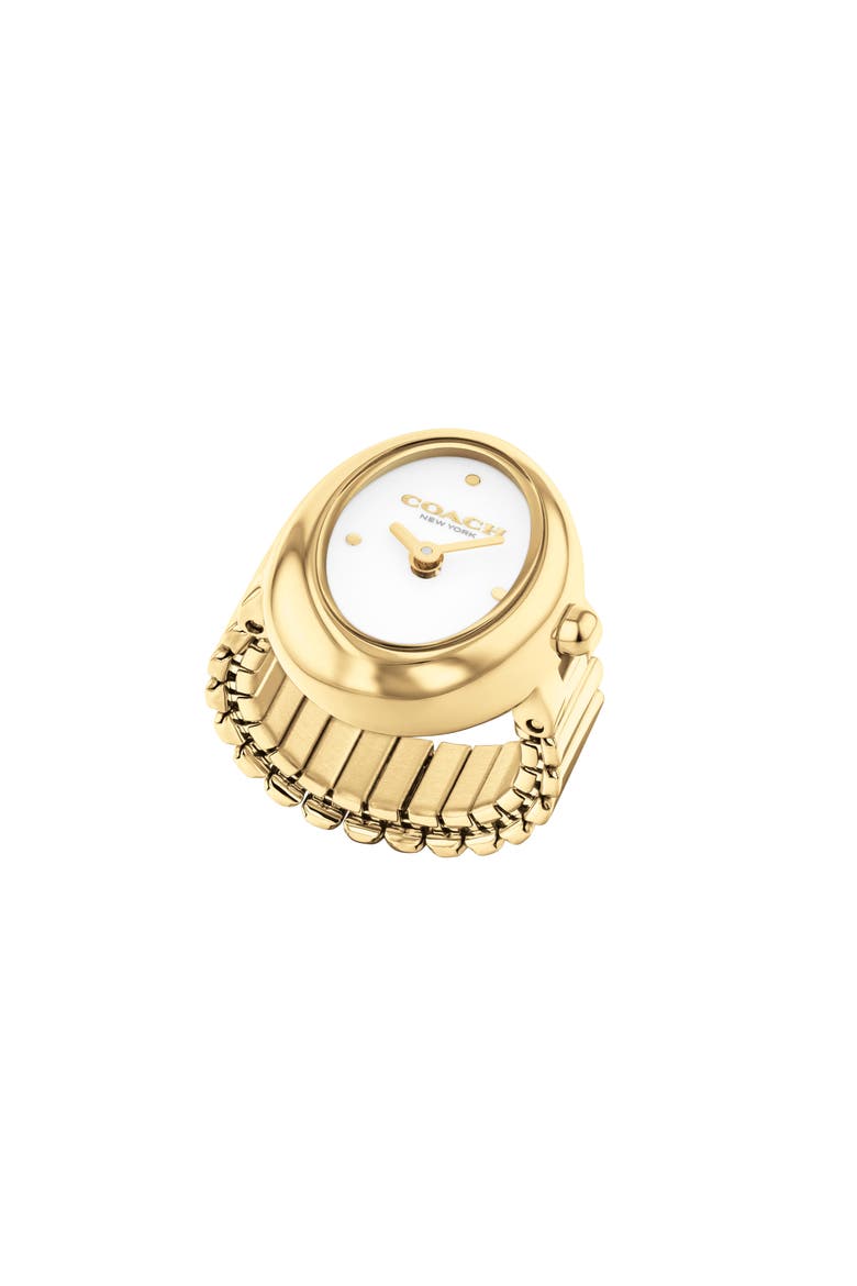 Sammy Ring Watch, 18mm x 22.5mm, Alternate, color, GOLD