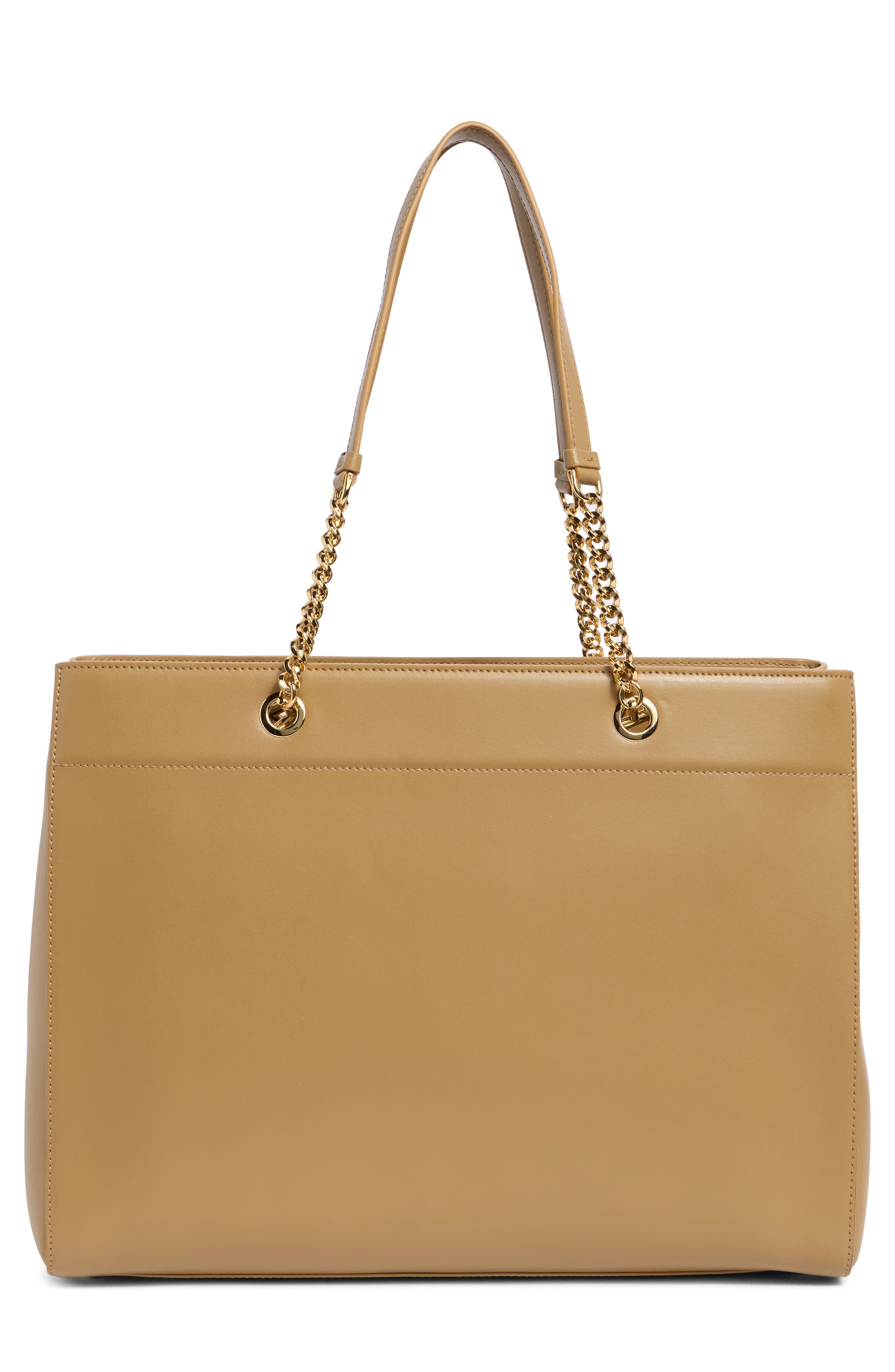 FERRAGAMO Vara Bow Leather Shoulder Bag, Alternate, color, Camel