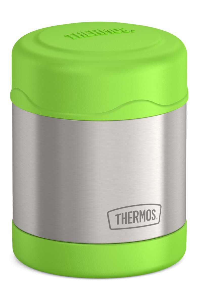 THERMOS 10-Ounce Insulated Food Jar, Alternate, color, Bright Green