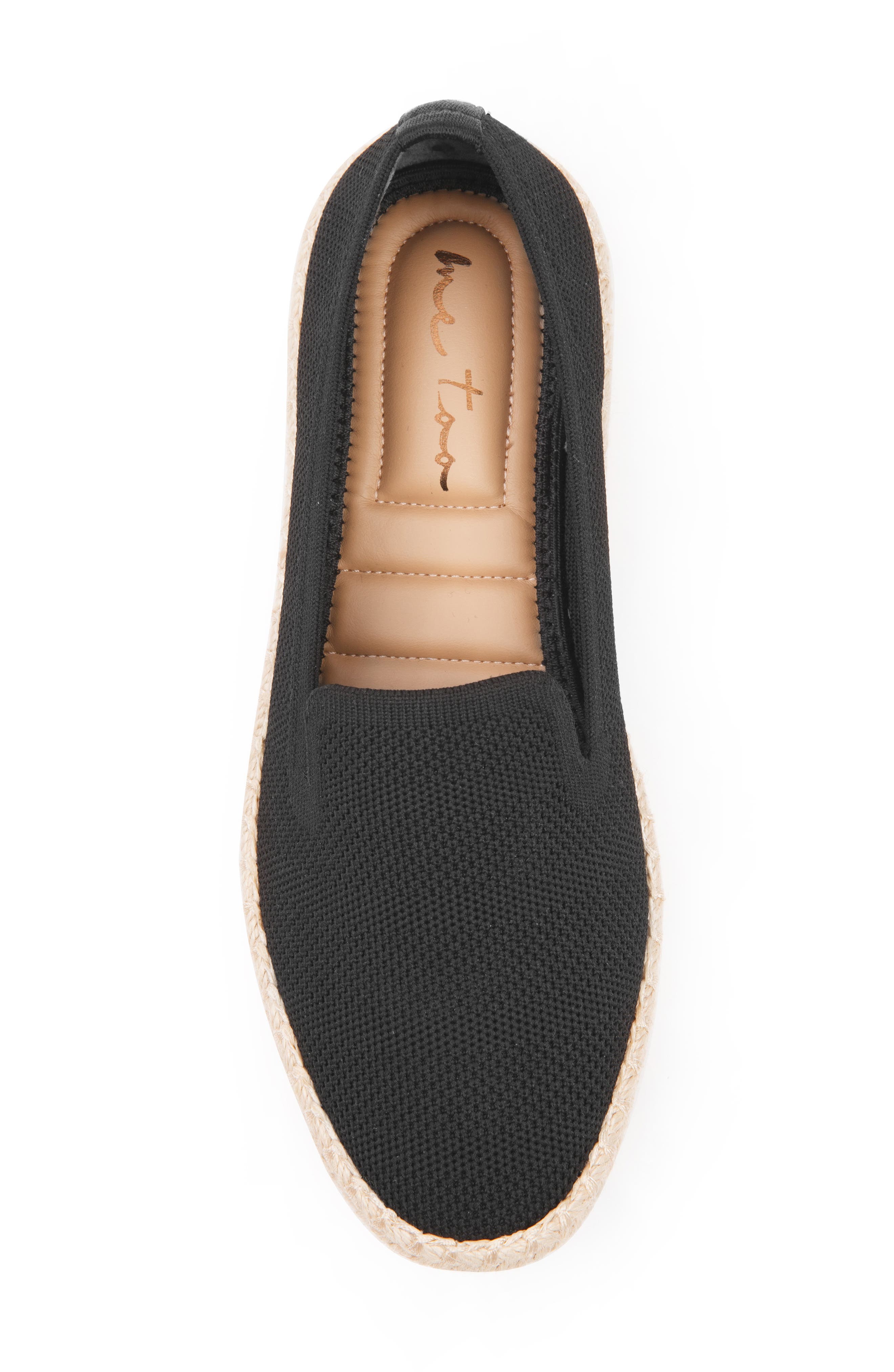 Me Too Koda Knit Slip-On Espadrille Sneaker, Alternate, color, Black Mesh