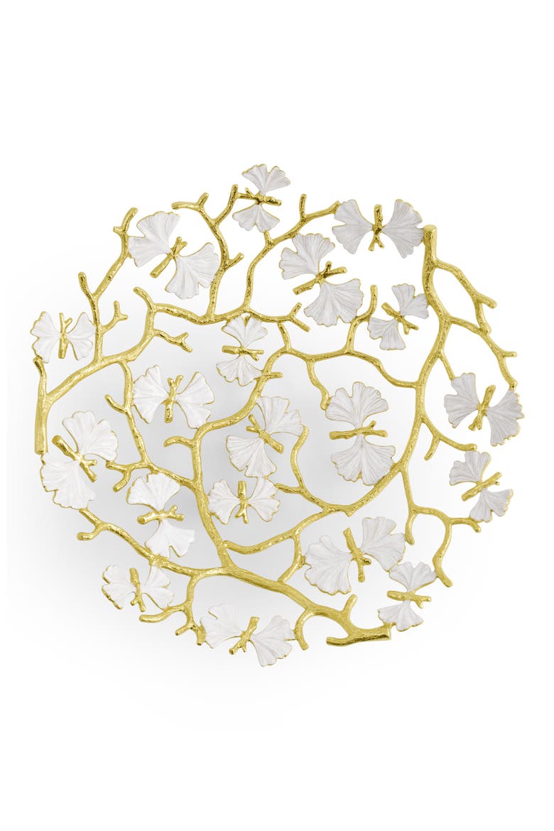 Butterfly Ginkgo Bread Basket, Alternate, color, GOLD MULTI