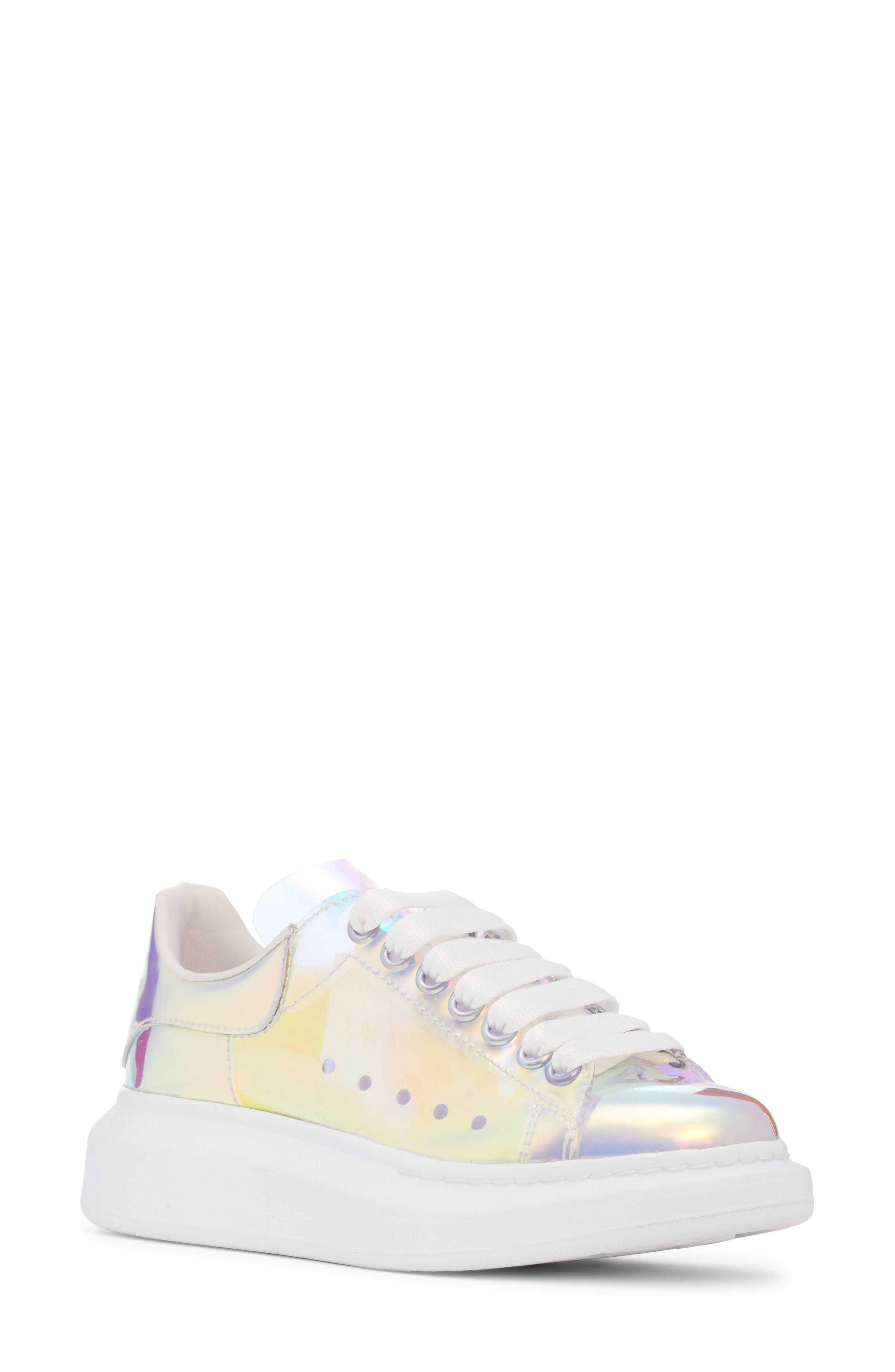 Alexander McQueen Platform Sneaker, Main, color, 8446 MULTI/ WHITE