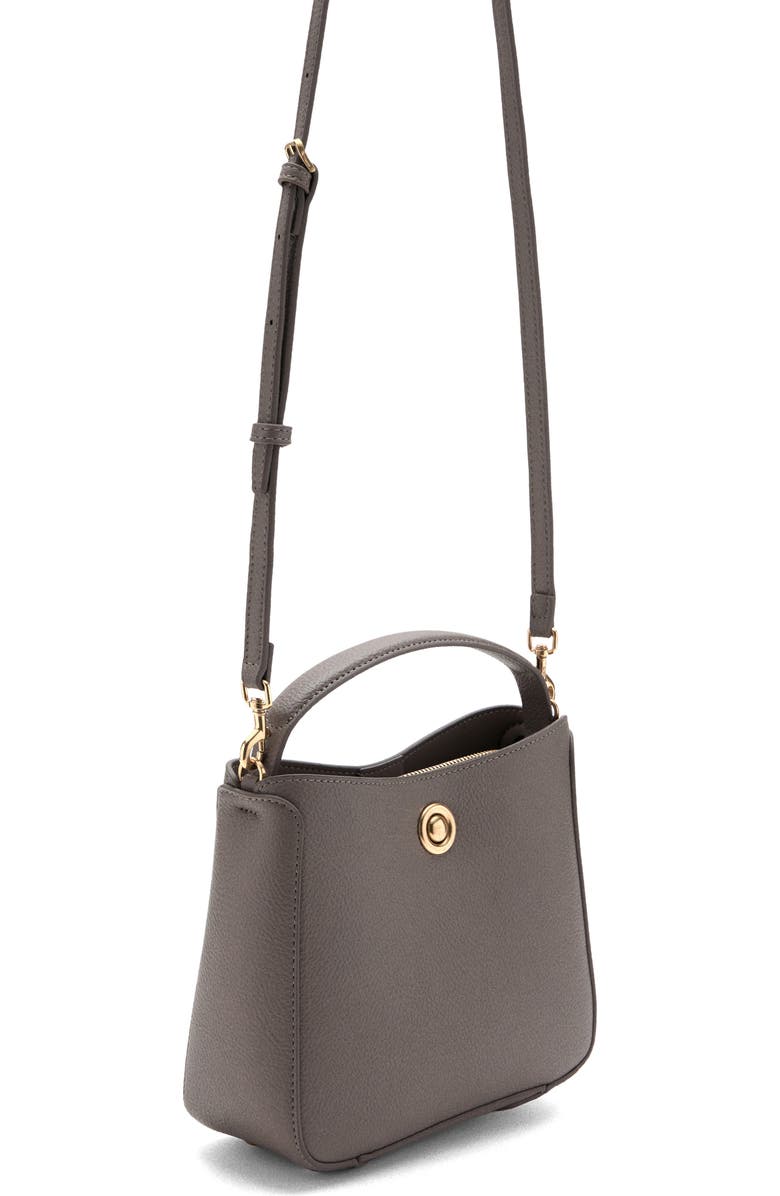 MANGO Small Crossbody Bucket Bag, Alternate, color, Light/ Pastel Brown