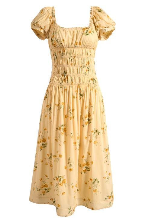 Riva Floral Midi Sundress