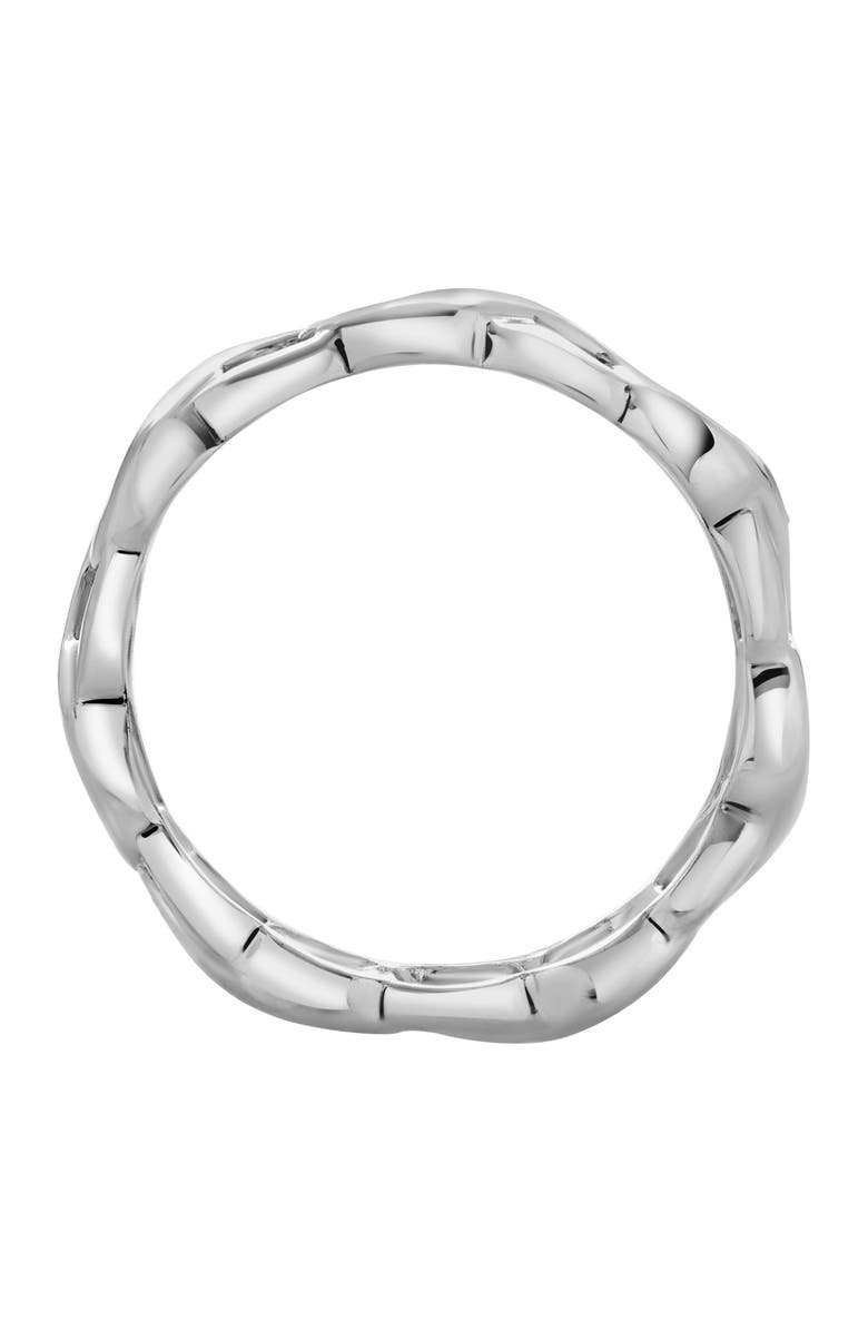 LuvMyJewelry Brielle Sterling Silver 0.02 Ct Diamond Link Band Ring, Alternate, color, 925 Sterling Silver