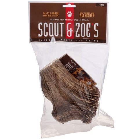 Elk Antler, Jumbo, Dog Chew, 75+lb Giant Breeds-Heavy Chewers