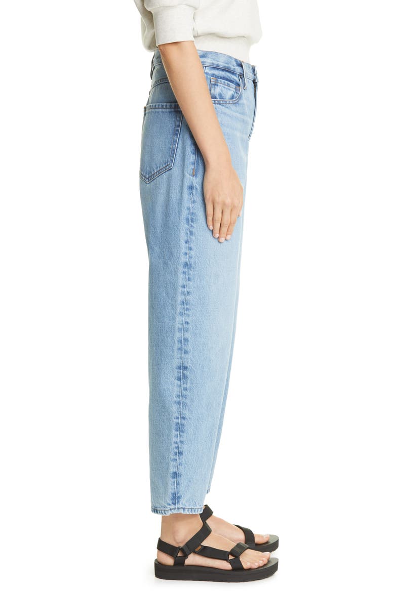 Ultra High Berrel Ankle Wide Leg Jeans, Alternate, color, NAPPA CLEAN