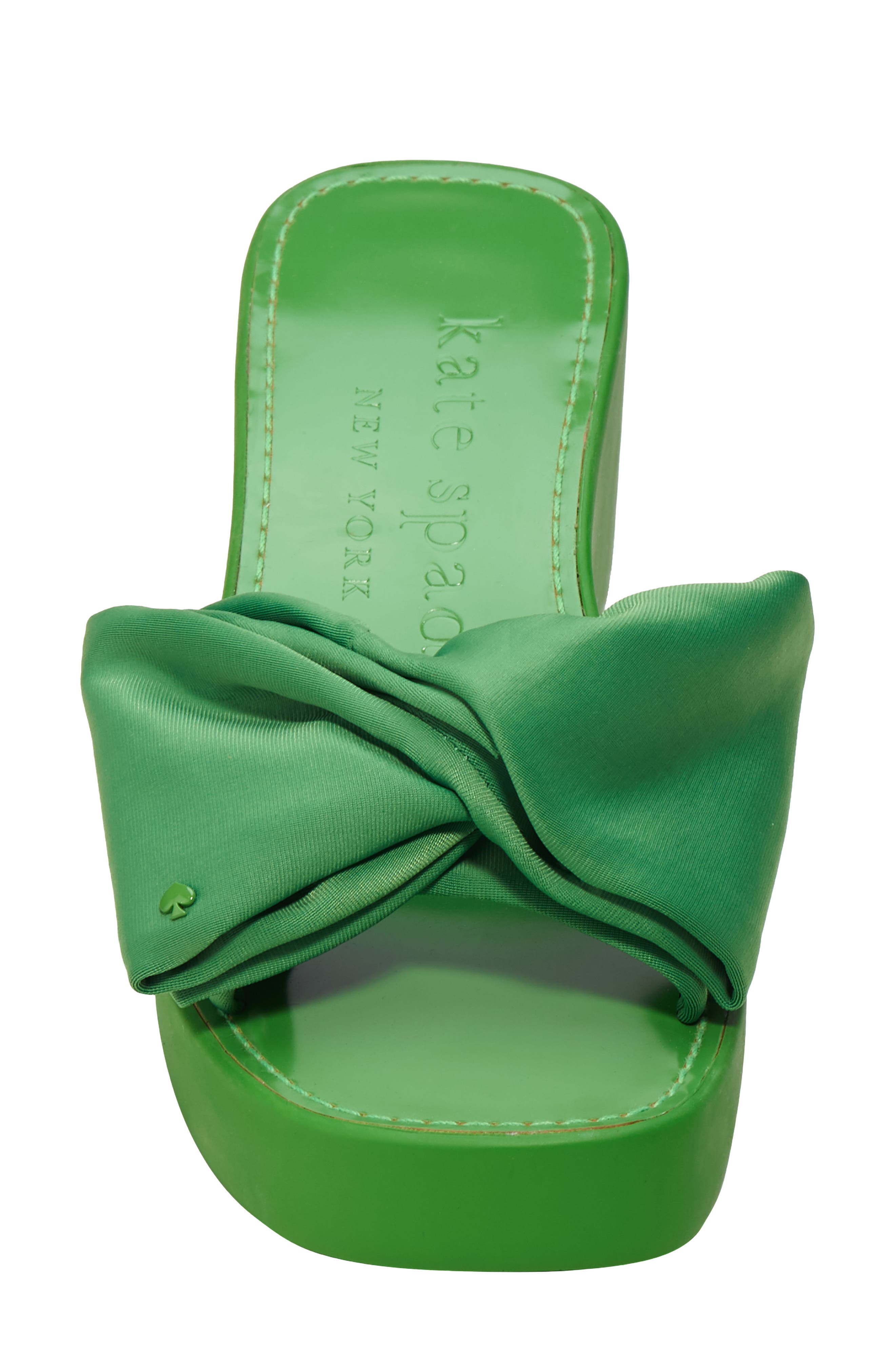 Kate Spade New York bikini platform wedge sandal, Alternate, color, Ks Green