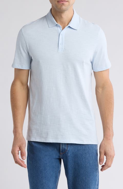 Short Sleeve Slub Polo