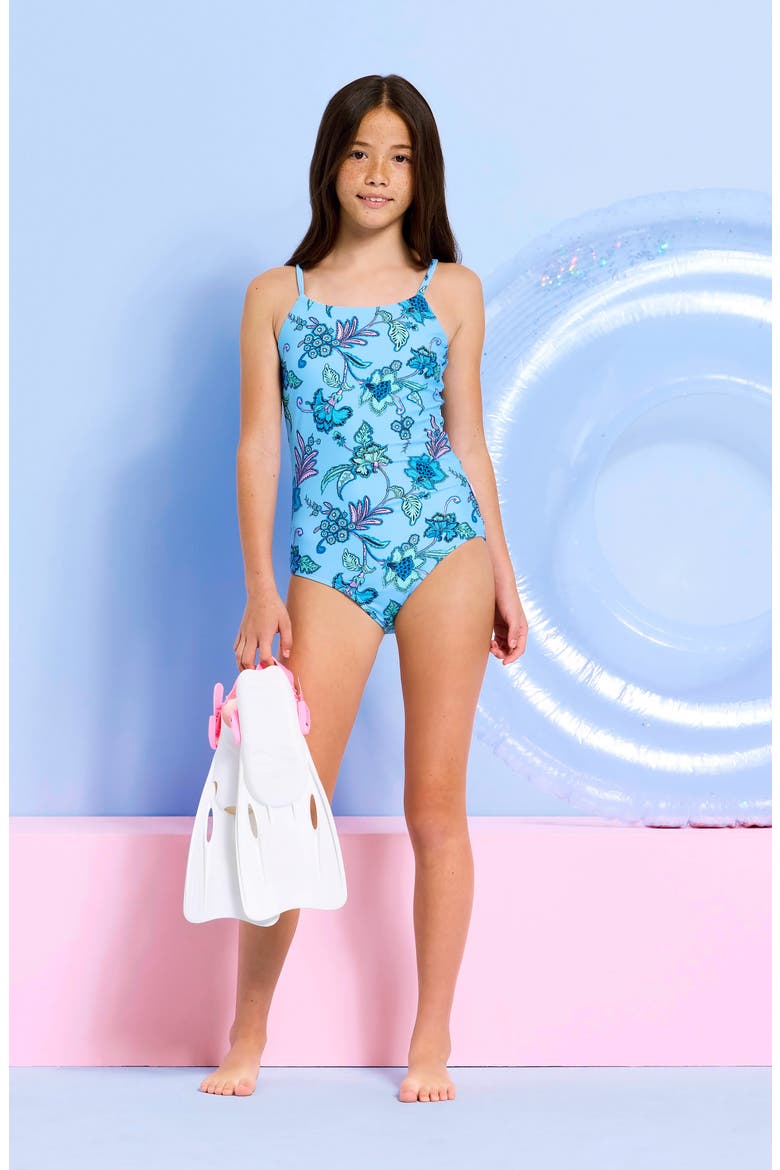 Kids' Summer Chintz One-Piece Swimsuit, Alternate, color, SUMMER CHINTZ