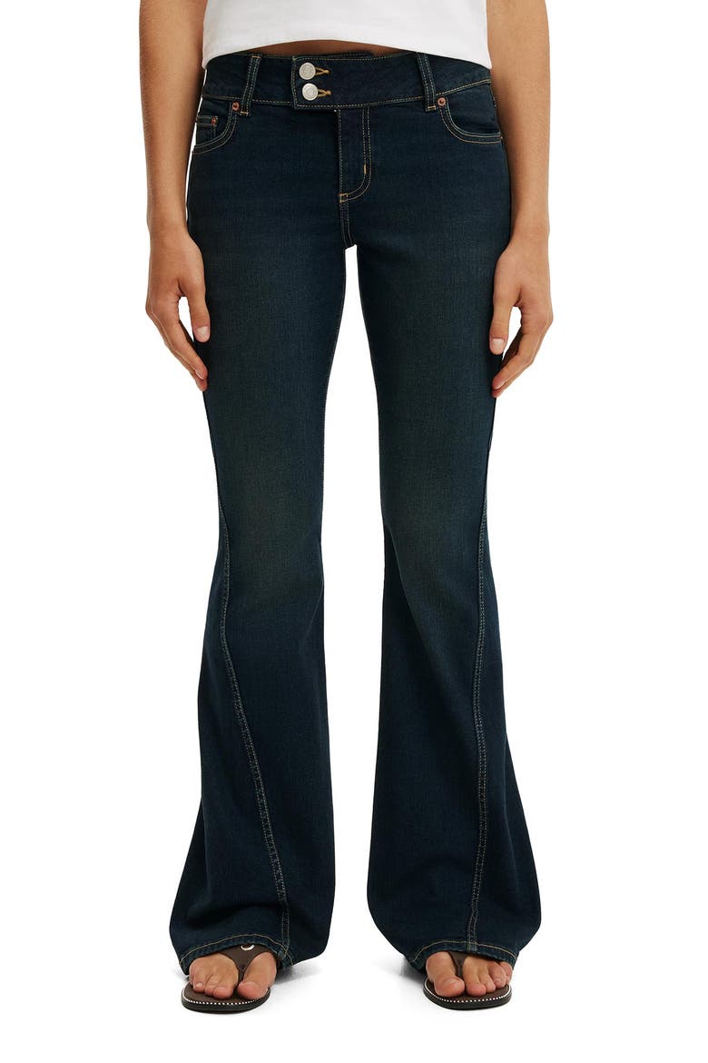 Women's Mid Rise Bootcut Jean, Main, color, Lowlight Rinse Twist