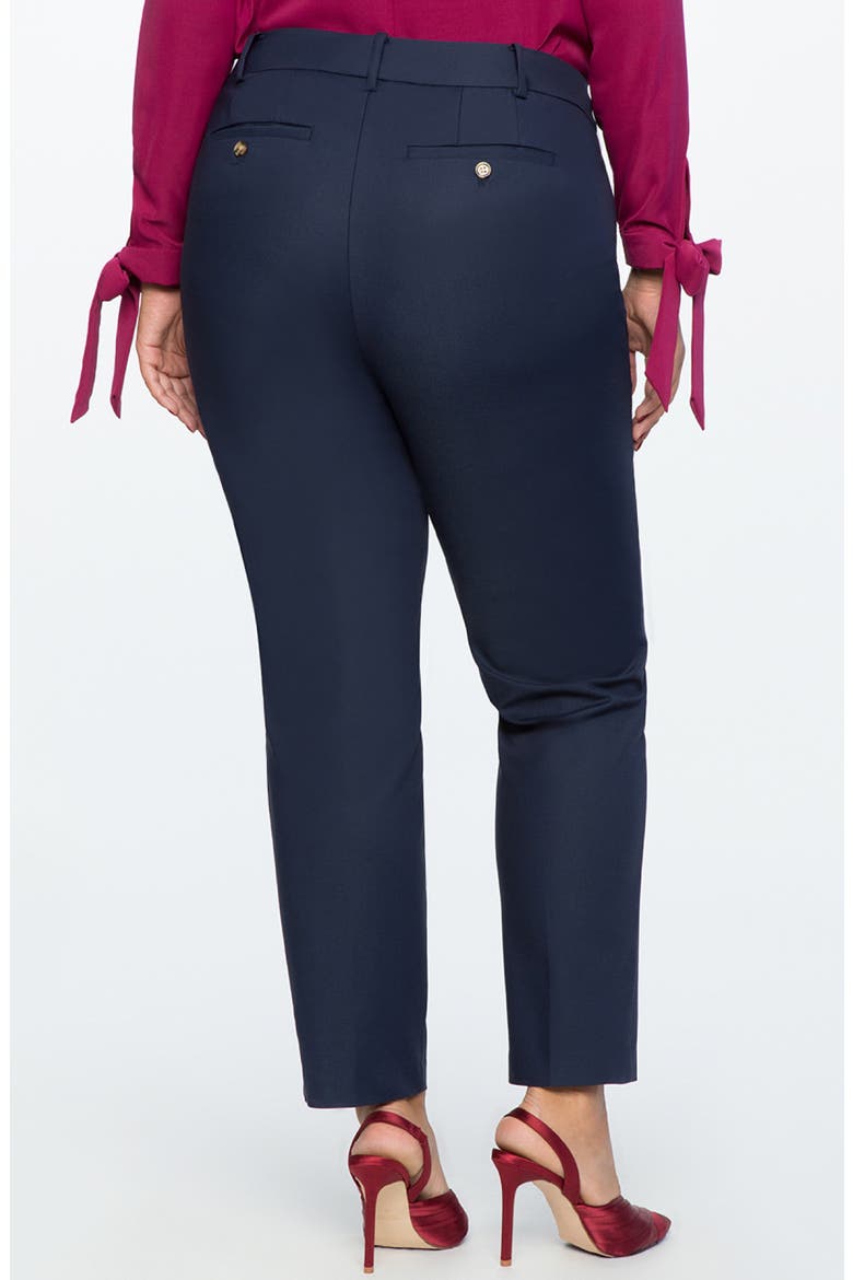 Kady Fit Double Weave Pant, Alternate, color, CLASSIC NAVY
