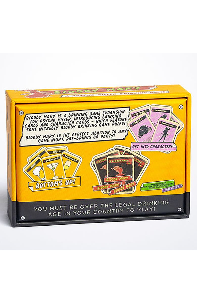 Psycho Killer Bloody Mary Horror Drinking Card Game, Alternate, color, Multicolored