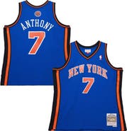 Mitchell & Ness Men's Mitchell & Ness Carmelo Anthony Blue New York Knicks Big & Tall 2010/11 Swingman Jersey