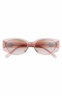 COACH 54mm Gradient Oval Sunglasses