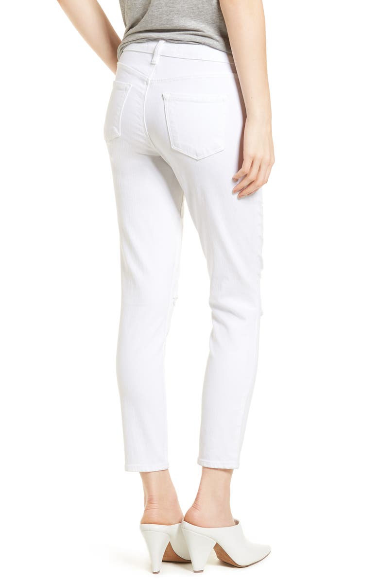 J Brand Mid-Rise Capri Skinny Jeans, Alternate, color, 