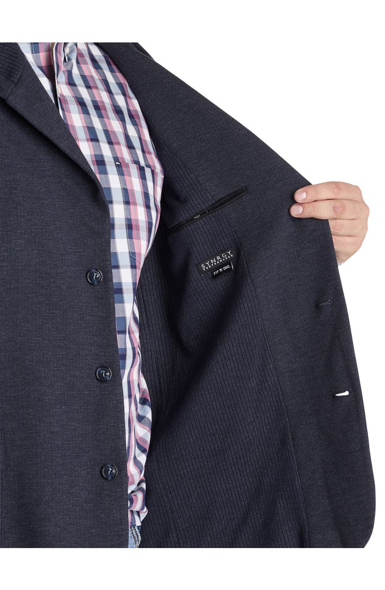Synrgy by DXL Big & Tall Hooded Sport Coat, Alternate, color, Navy