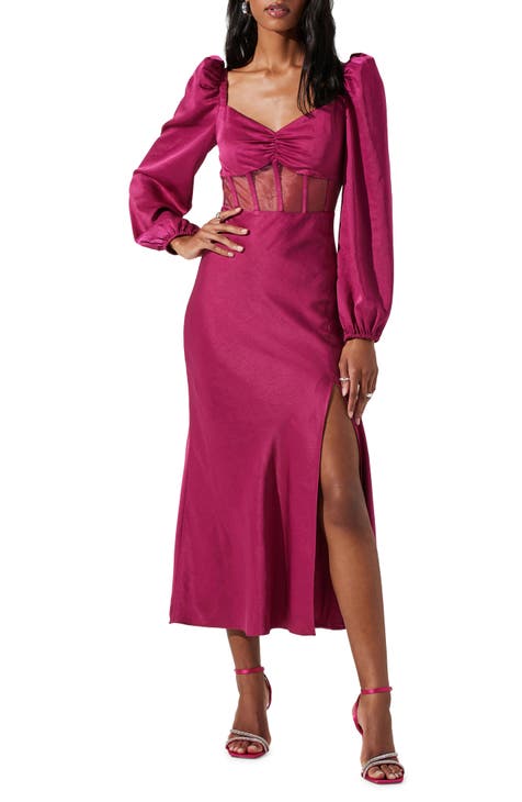 Gianna Corset Long Sleeve Dress