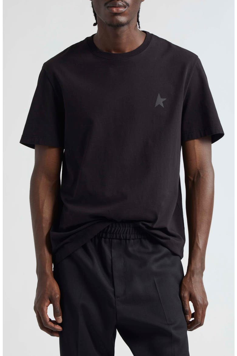 Black Star Collection Cotton Graphic T-Shirt, Main, color, BLACK