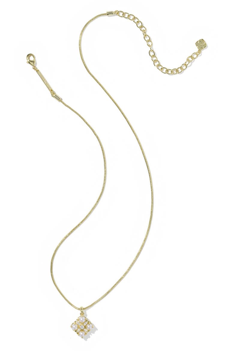 Dira Cultured Freshwater Pearl pendant Necklace, Alternate, color, GOLD FRESHWATER PEARL