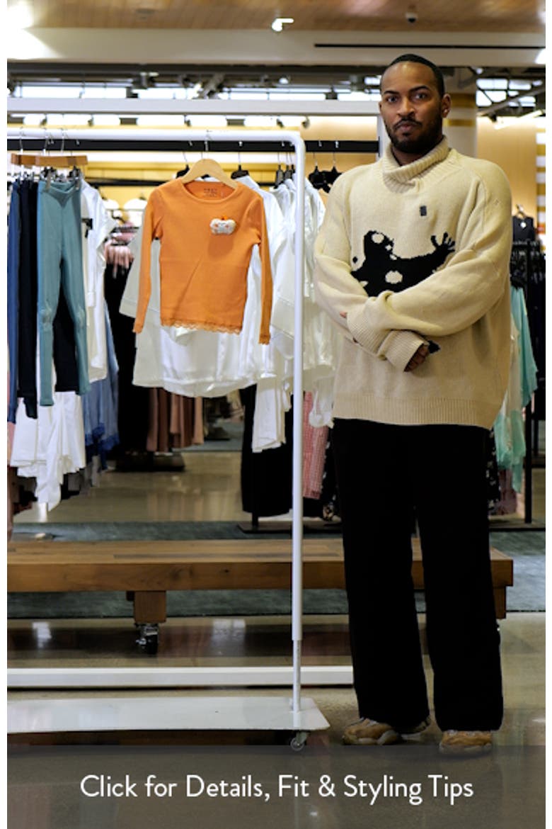 Kids' Pumpkin Appliqué Rib Long Sleeve Top video