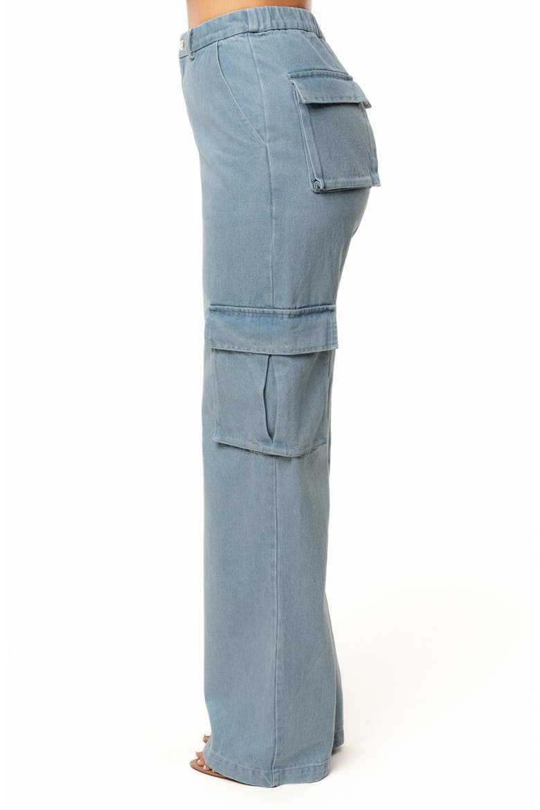 Cargo Jeans, Alternate, color, DENIM